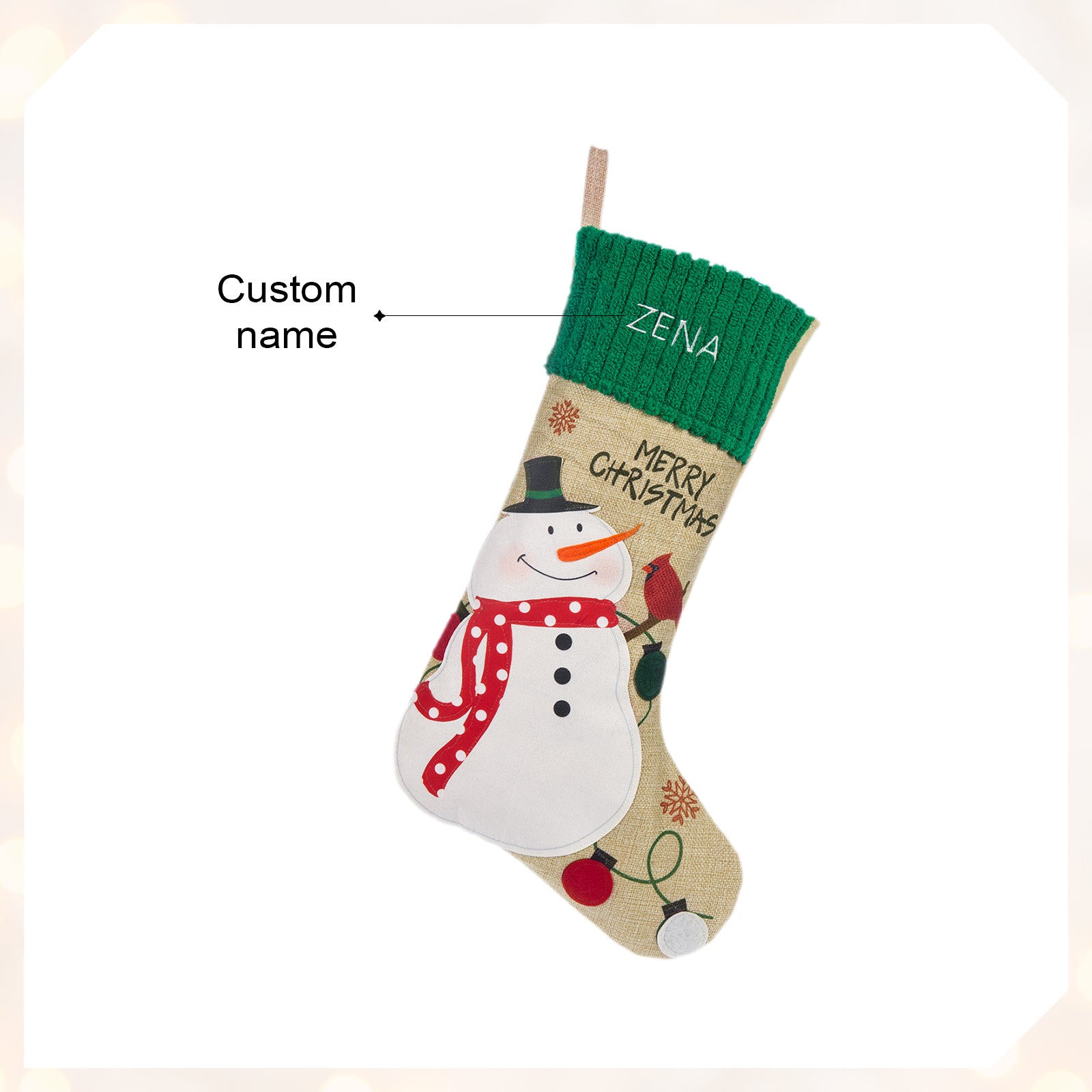 Personalised Name Christmas Stockings - handmade
