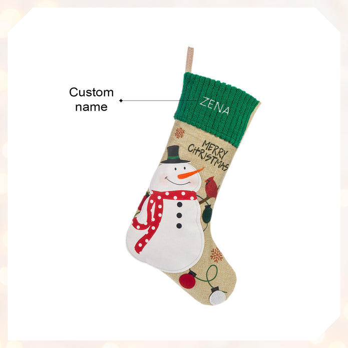 Personalised Name Christmas Stockings - handmade