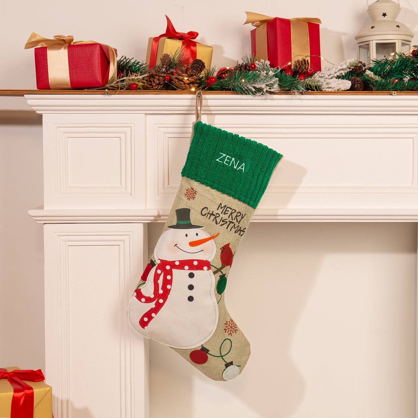 Personalised Name Christmas Stockings - handmade
