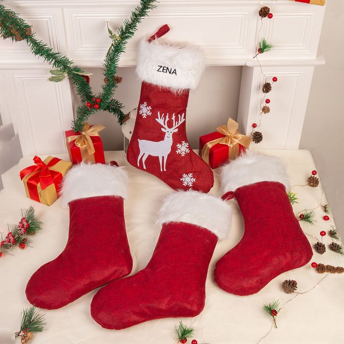 Custom Name Christmas Stockings - handmade