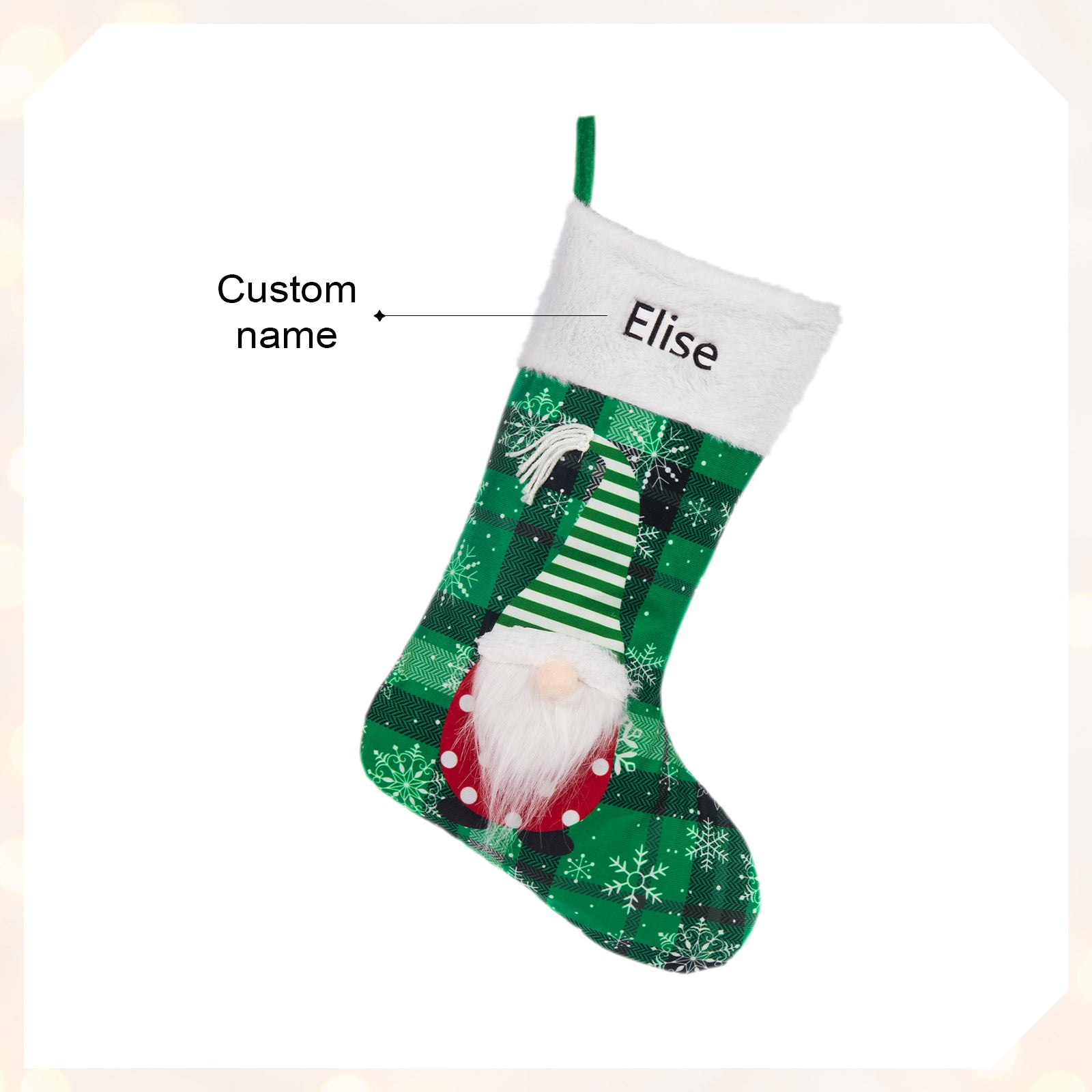 Custom Name Christmas Stockings - handmade