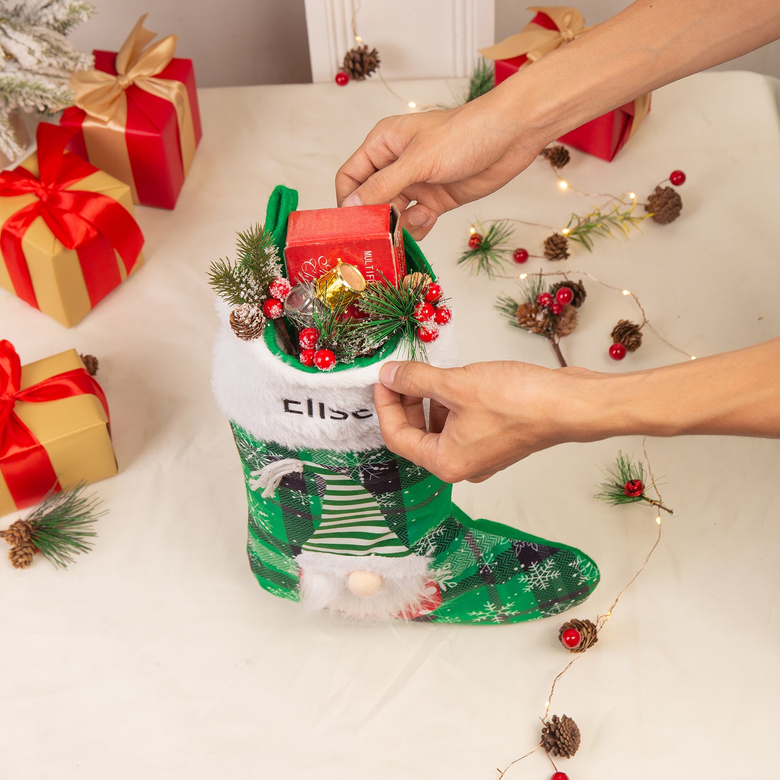 Custom Name Christmas Stockings - handmade