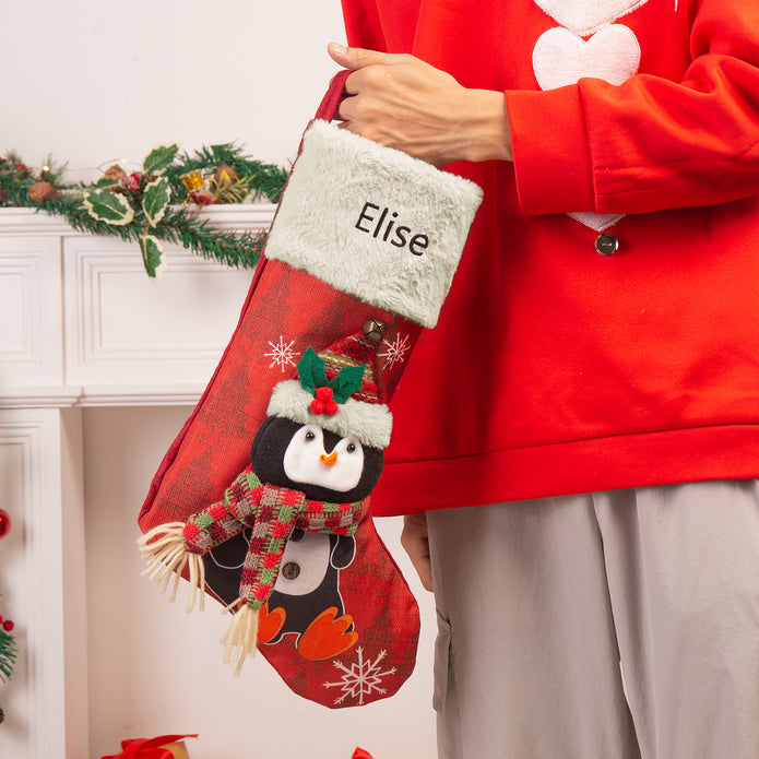 Personalised Christmas Stockings - handmade