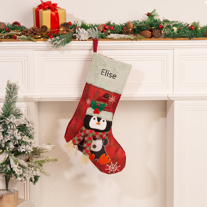 Personalised Christmas Stockings - handmade