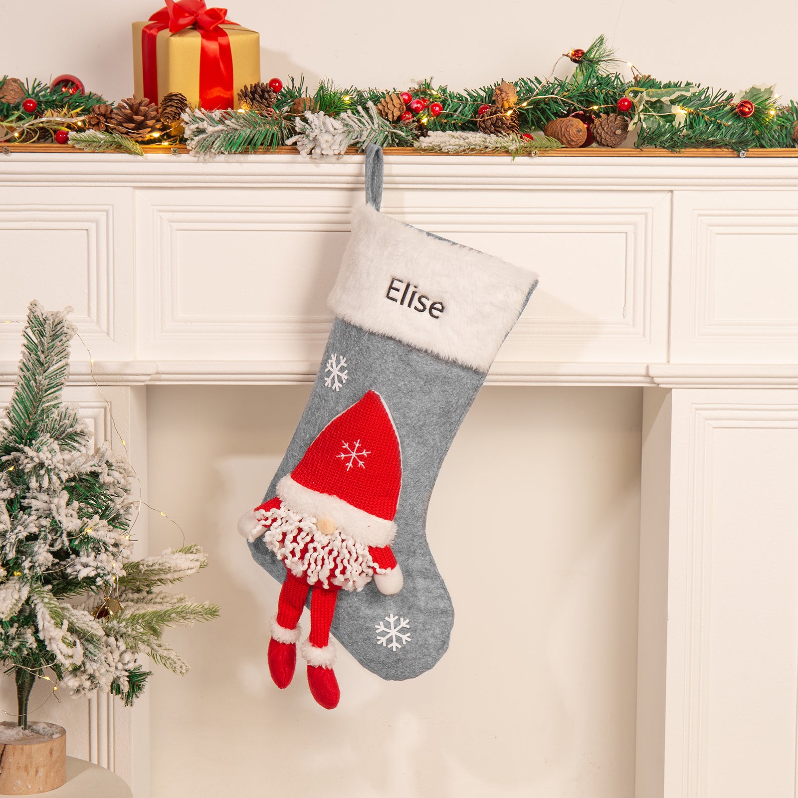 Custom Christmas Name Stockings - handmade