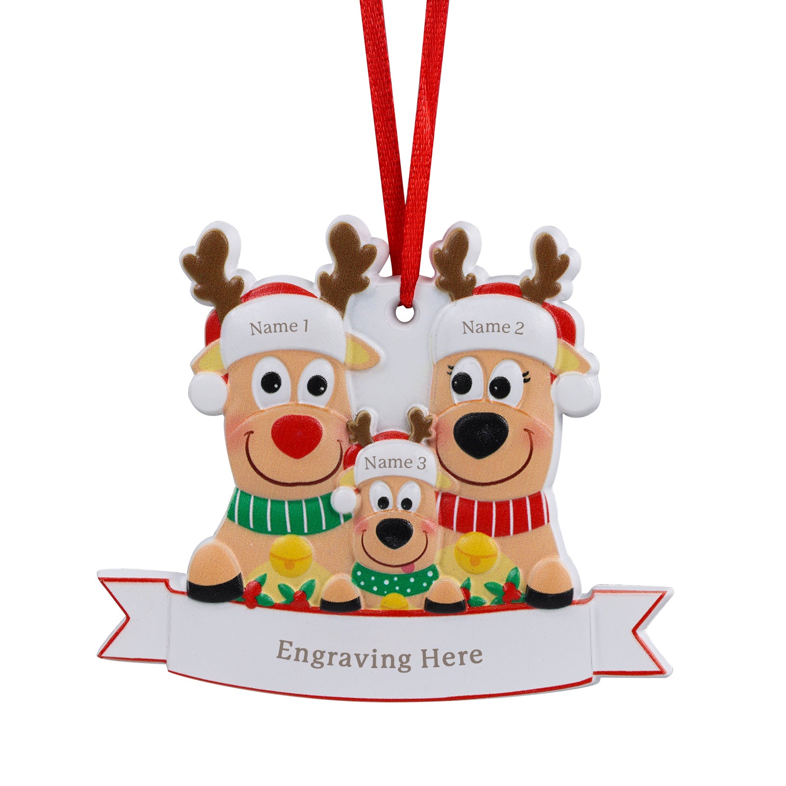 Personalised Christmas Pendant - handmade