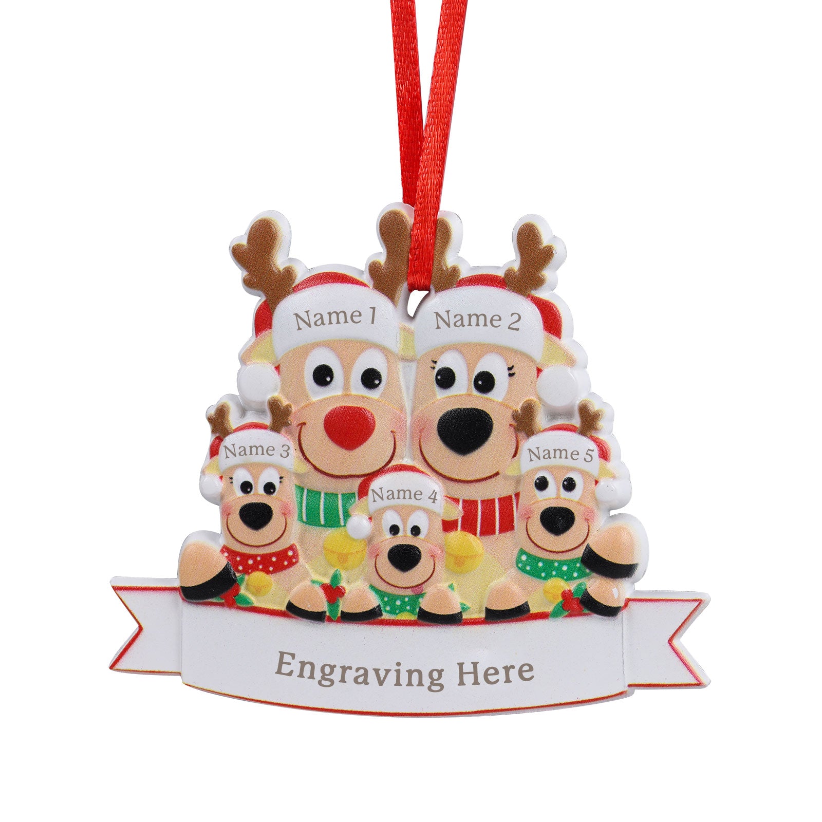 Personalised Christmas Pendant - handmade