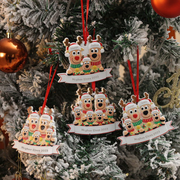 Personalised Christmas Pendant - handmade