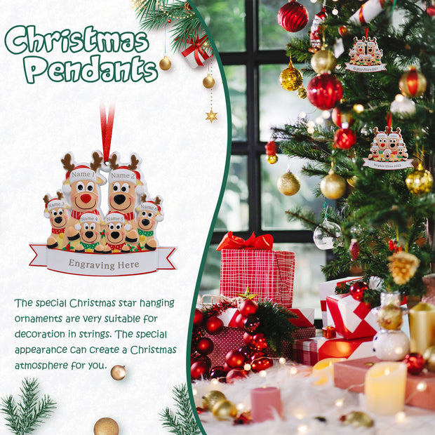 Personalised Christmas Pendant - handmade
