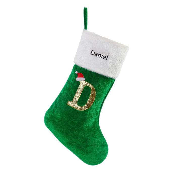 Custom Name Christmas Socks - handmade