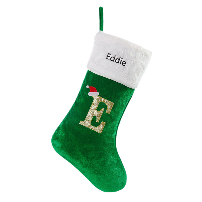 Custom Name Christmas Socks - handmade