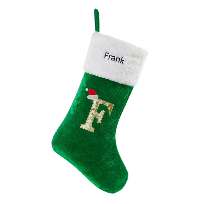 Custom Name Christmas Socks - handmade