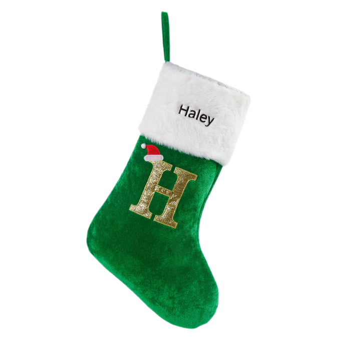Custom Name Christmas Socks - handmade