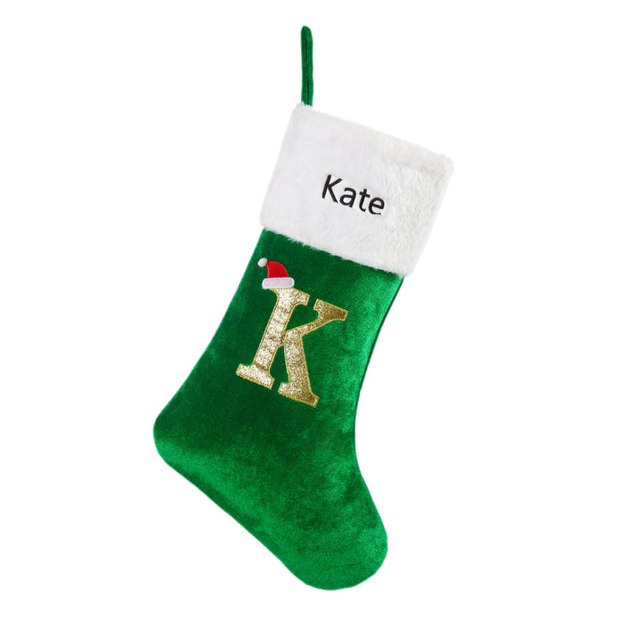 Custom Name Christmas Socks - handmade