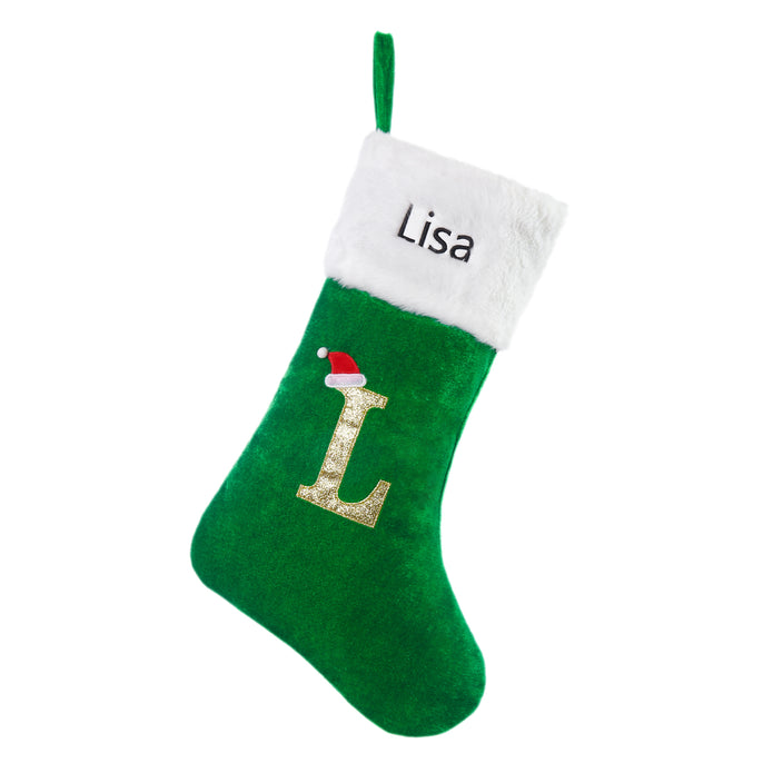 Custom Name Christmas Socks - handmade