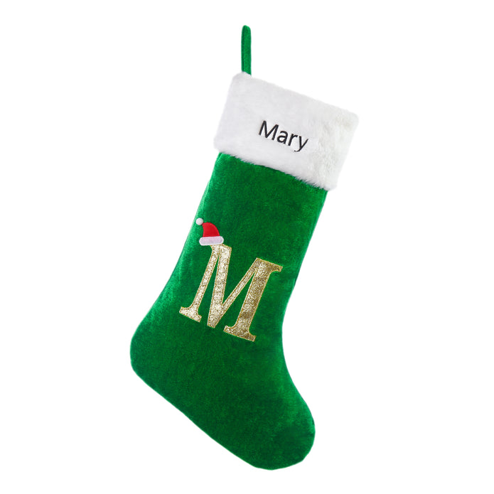 Custom Name Christmas Socks - handmade