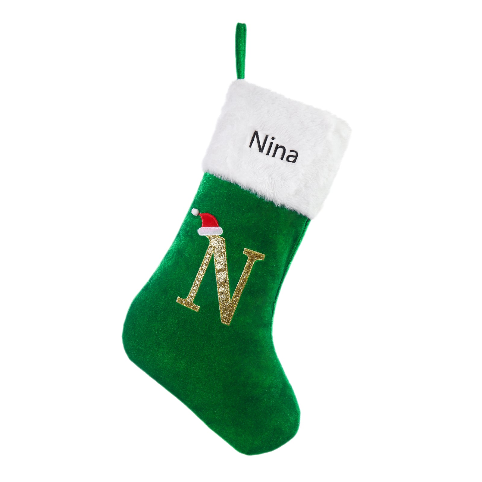 Custom Name Christmas Socks - handmade