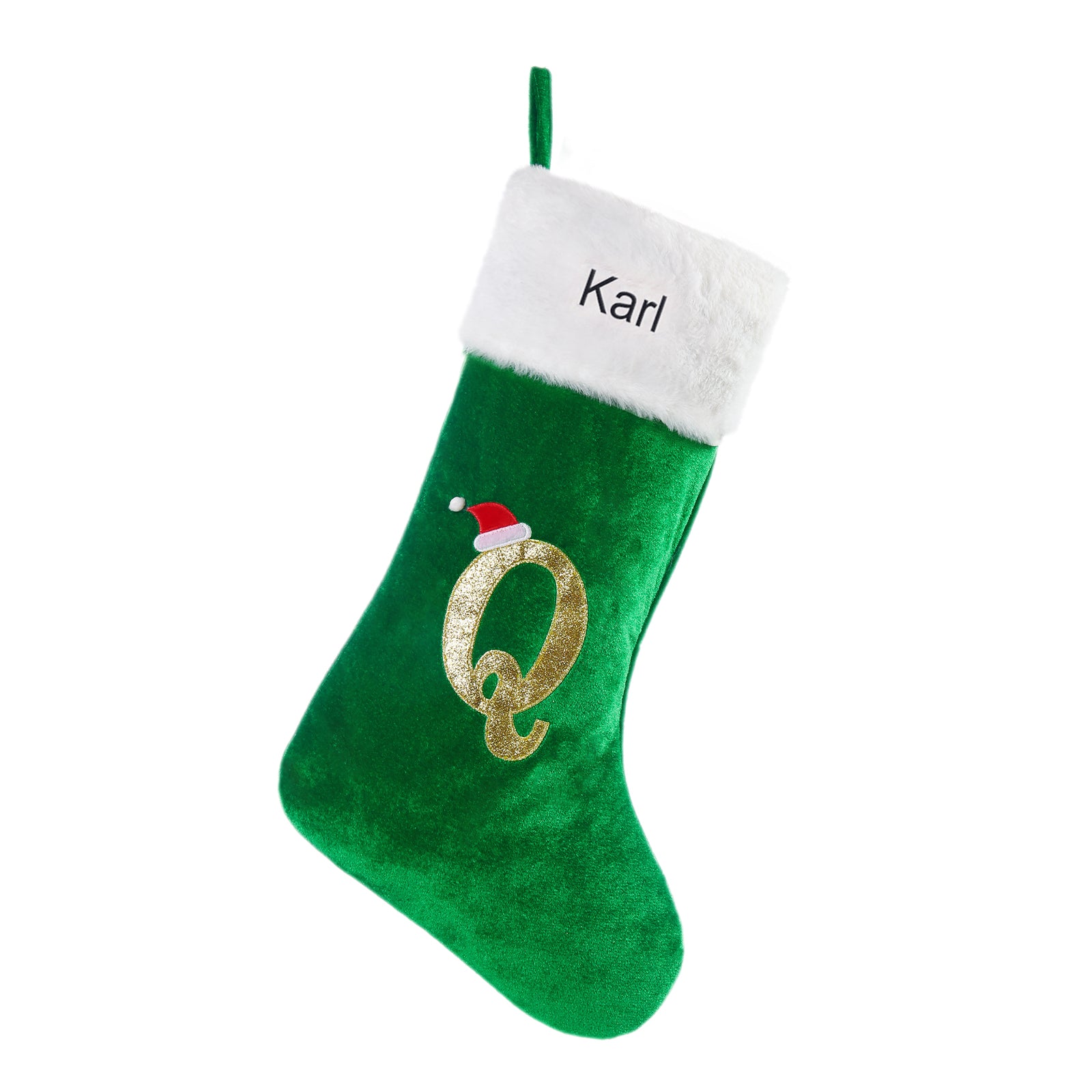 Custom Name Christmas Socks - handmade