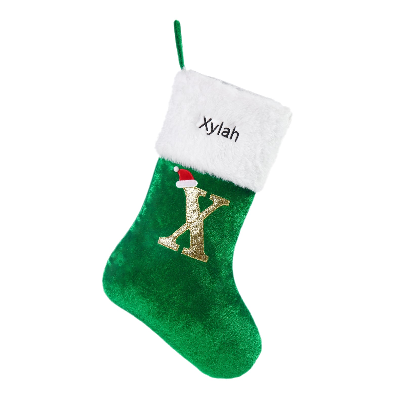 Custom Name Christmas Socks - handmade