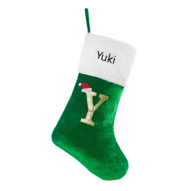 Custom Name Christmas Socks - handmade