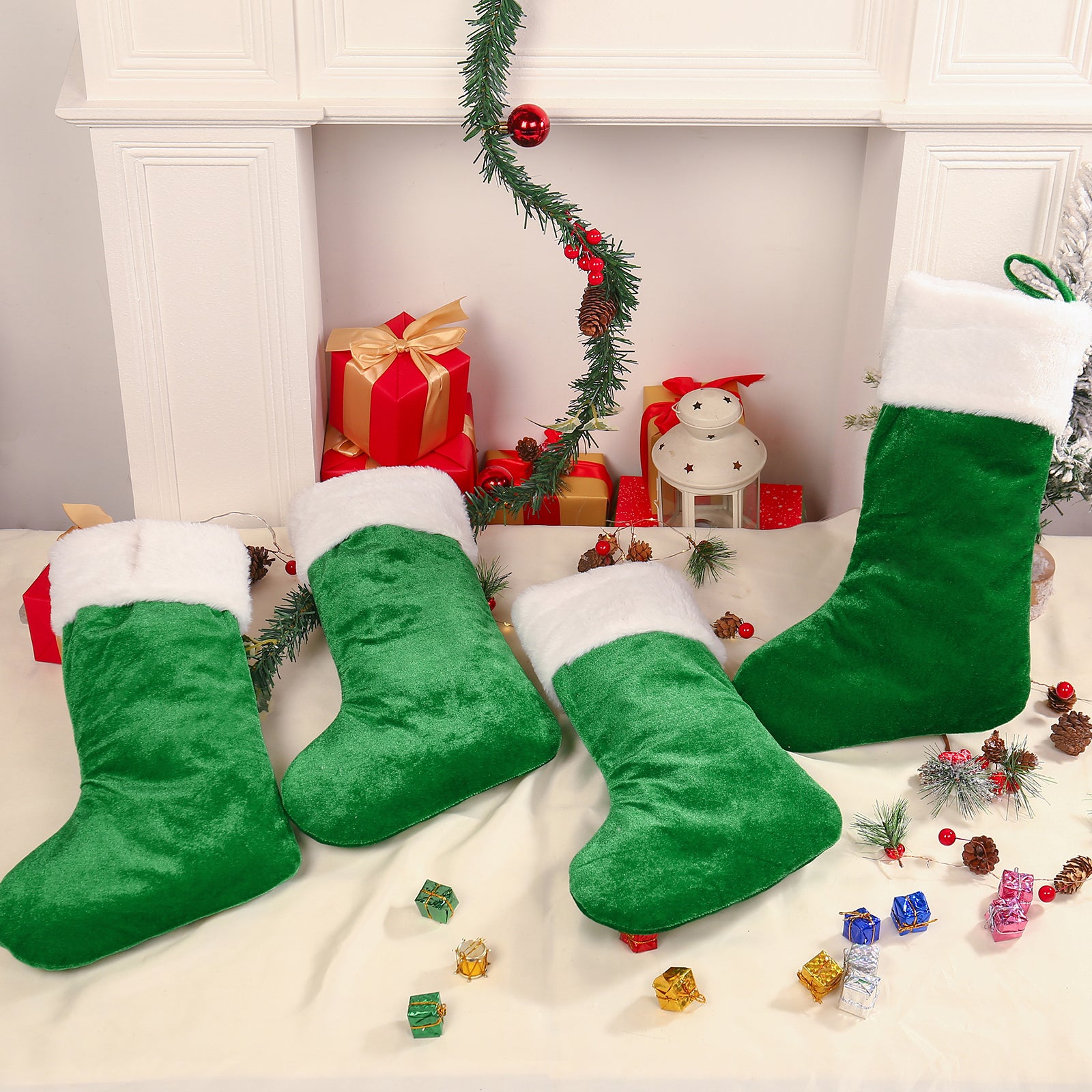 Custom Name Christmas Socks - handmade