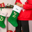 Custom Name Christmas Socks - handmade