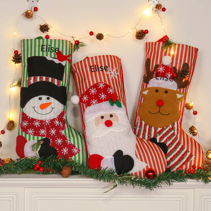 Personalised Christmas Socks - handmade