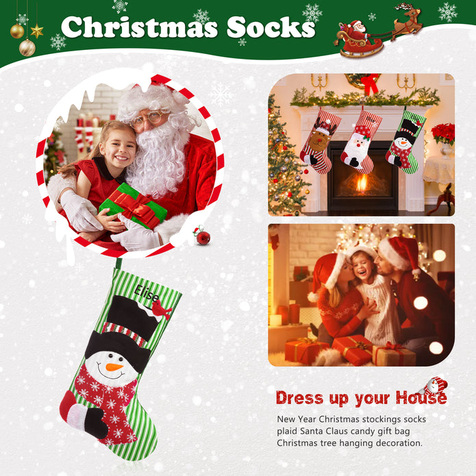 Personalised Christmas Socks - handmade