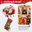 Personalised Snowman Elk Christmas Socks - handmade