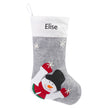 Custom Snowman Elk Christmas Socks - handmade