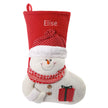 Personalised Snowman Christmas Socks - handmade