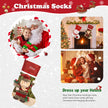 Personalised Snowman Christmas Socks - handmade