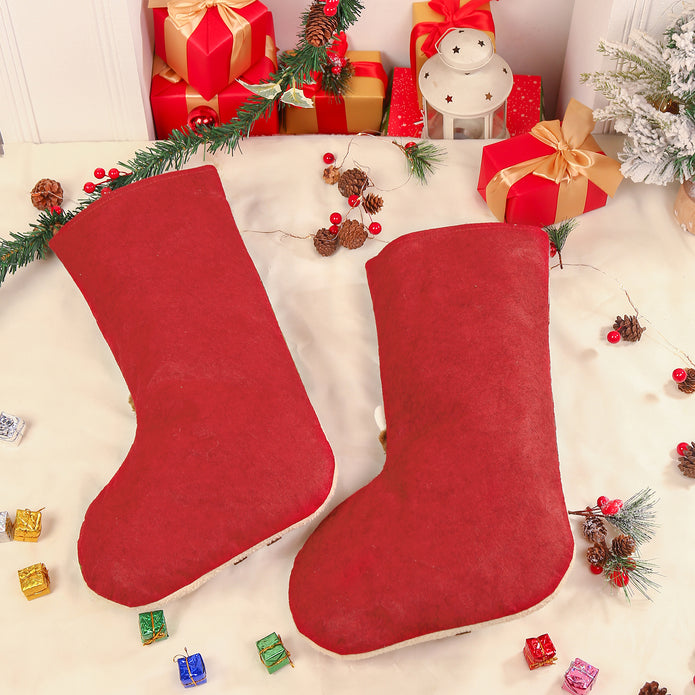 Custom Snowman Elk Christmas Socks - handmade