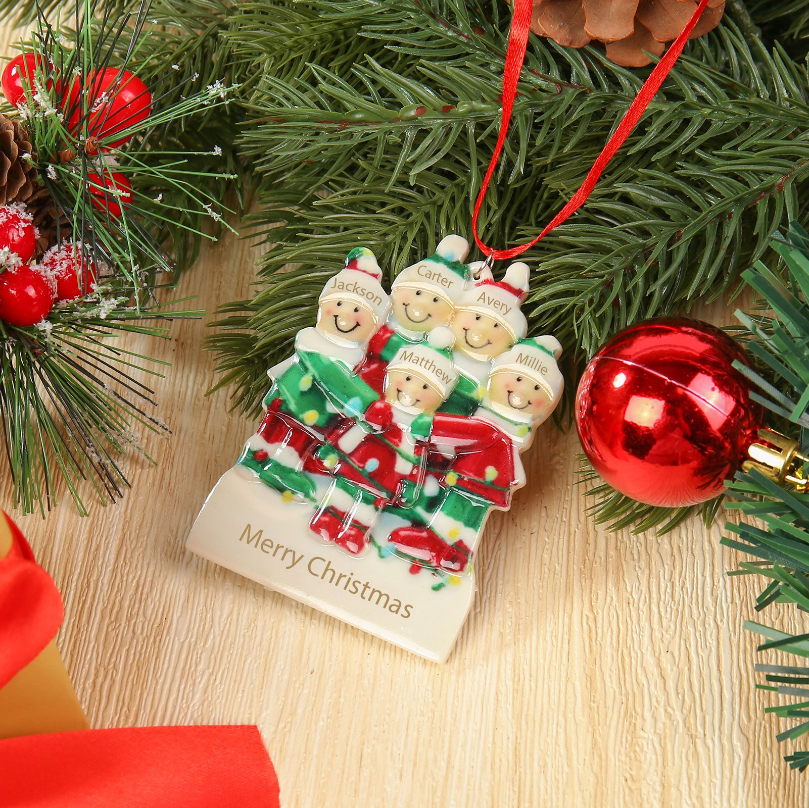 Personalised Christmas Gift Pendants - handmade