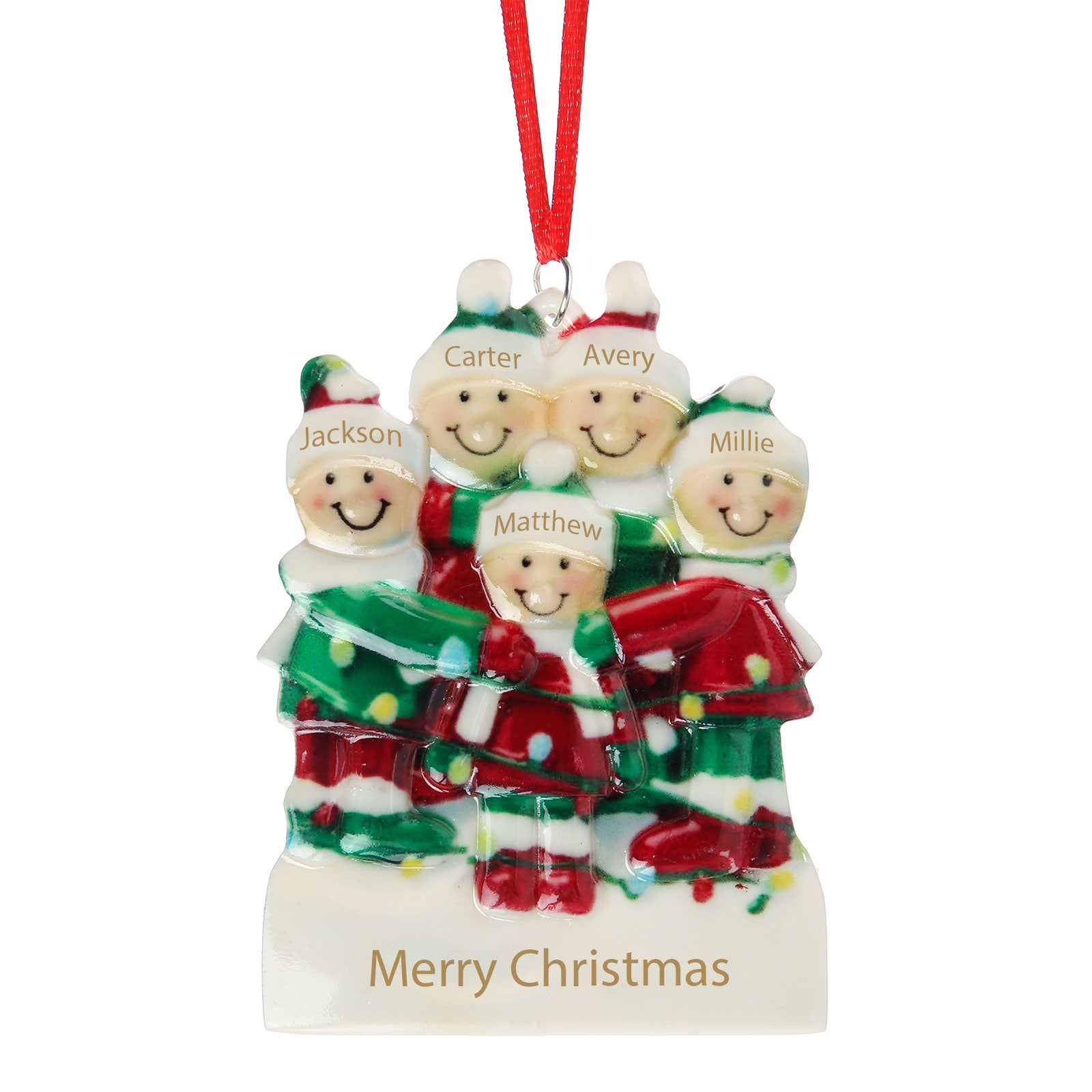 Personalised Christmas Gift Pendants - handmade