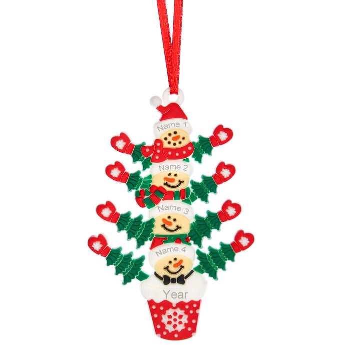 Personalised Christmas Name Pendants - handmade