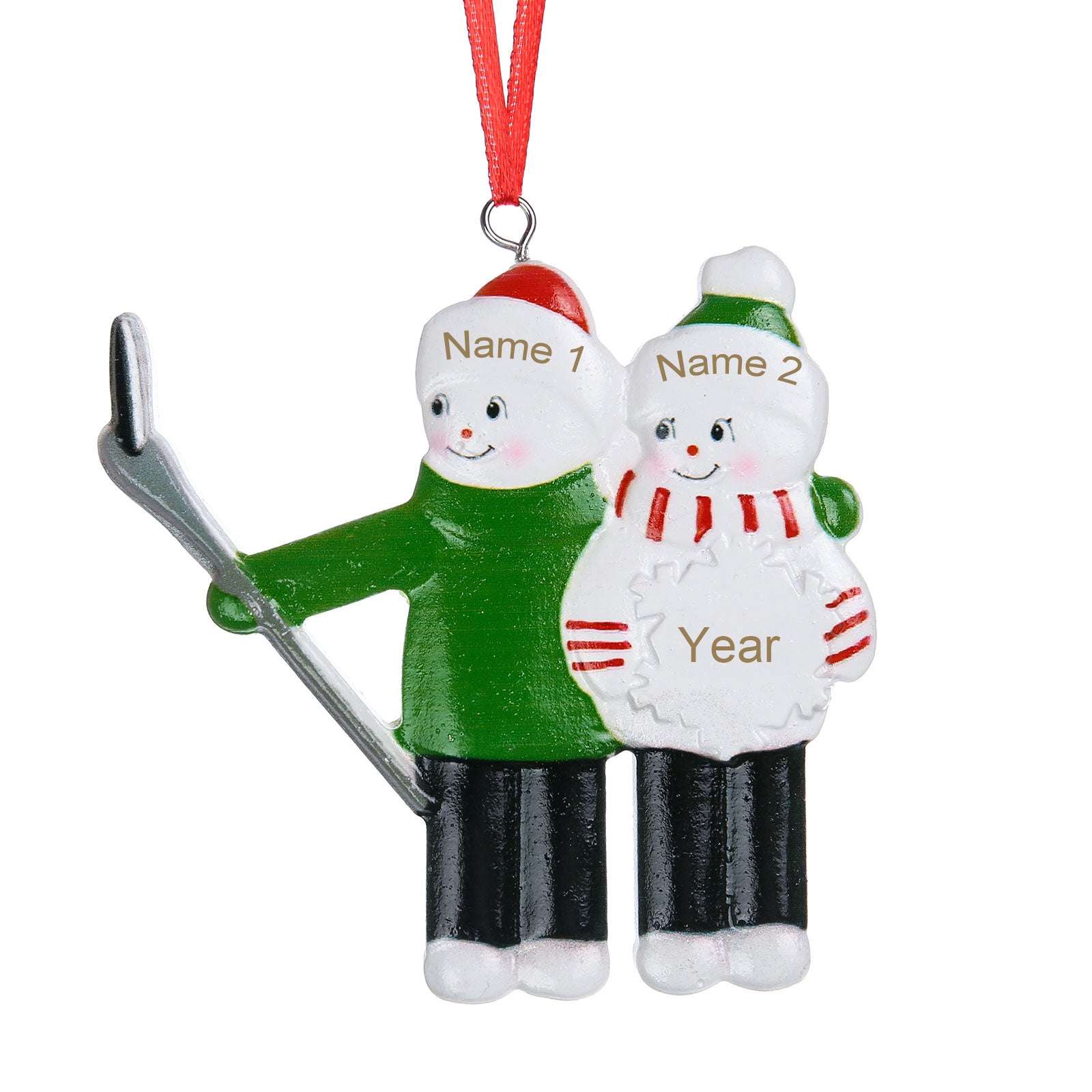 Personalised Christmas Photo Pendants - handmade