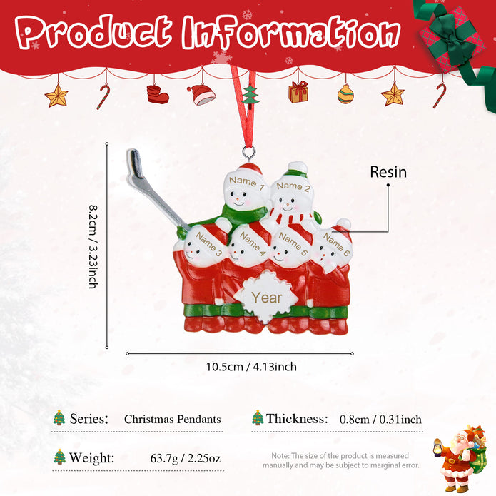 Personalised Christmas Photo Pendants - handmade