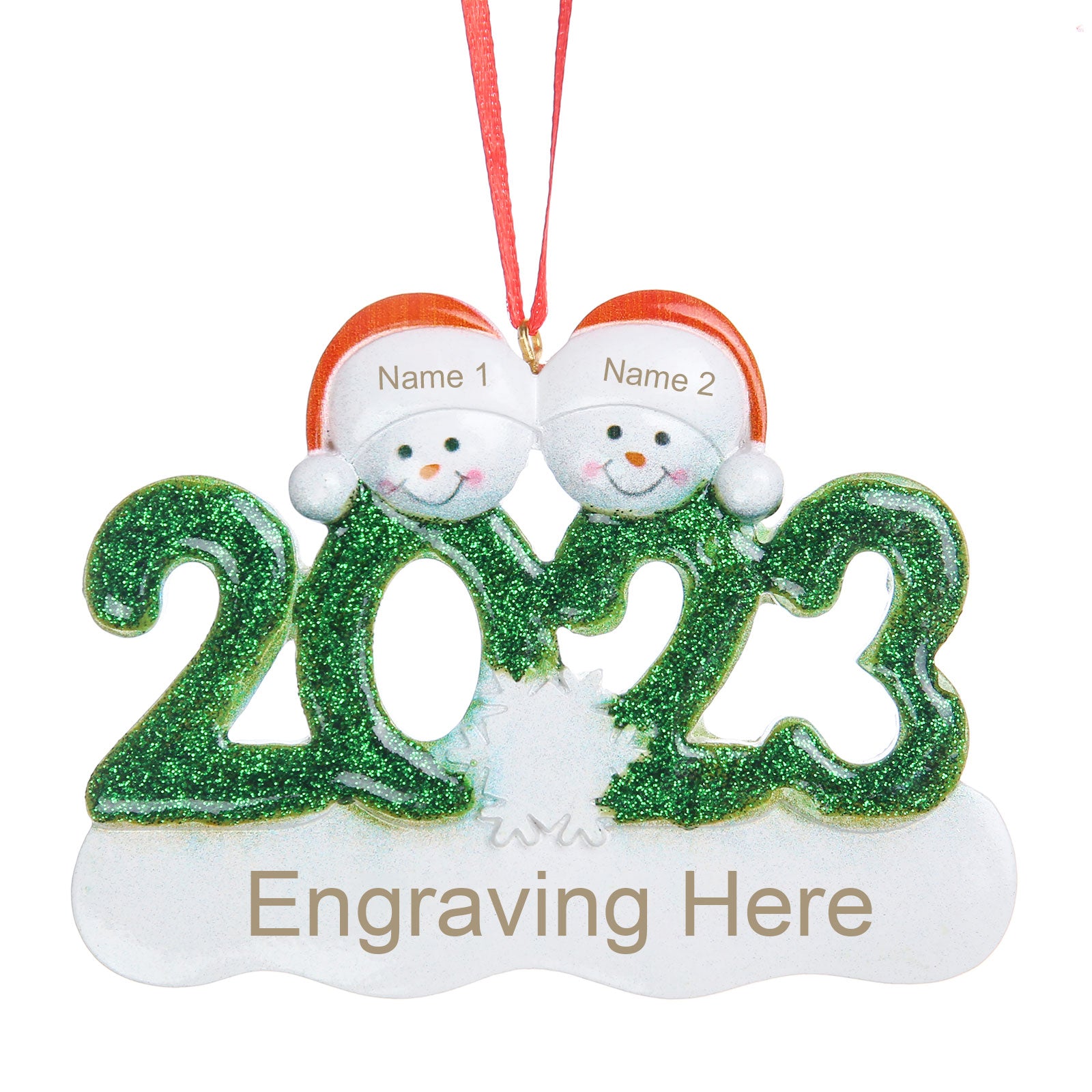 Personalised Christmas Ornament - handmade