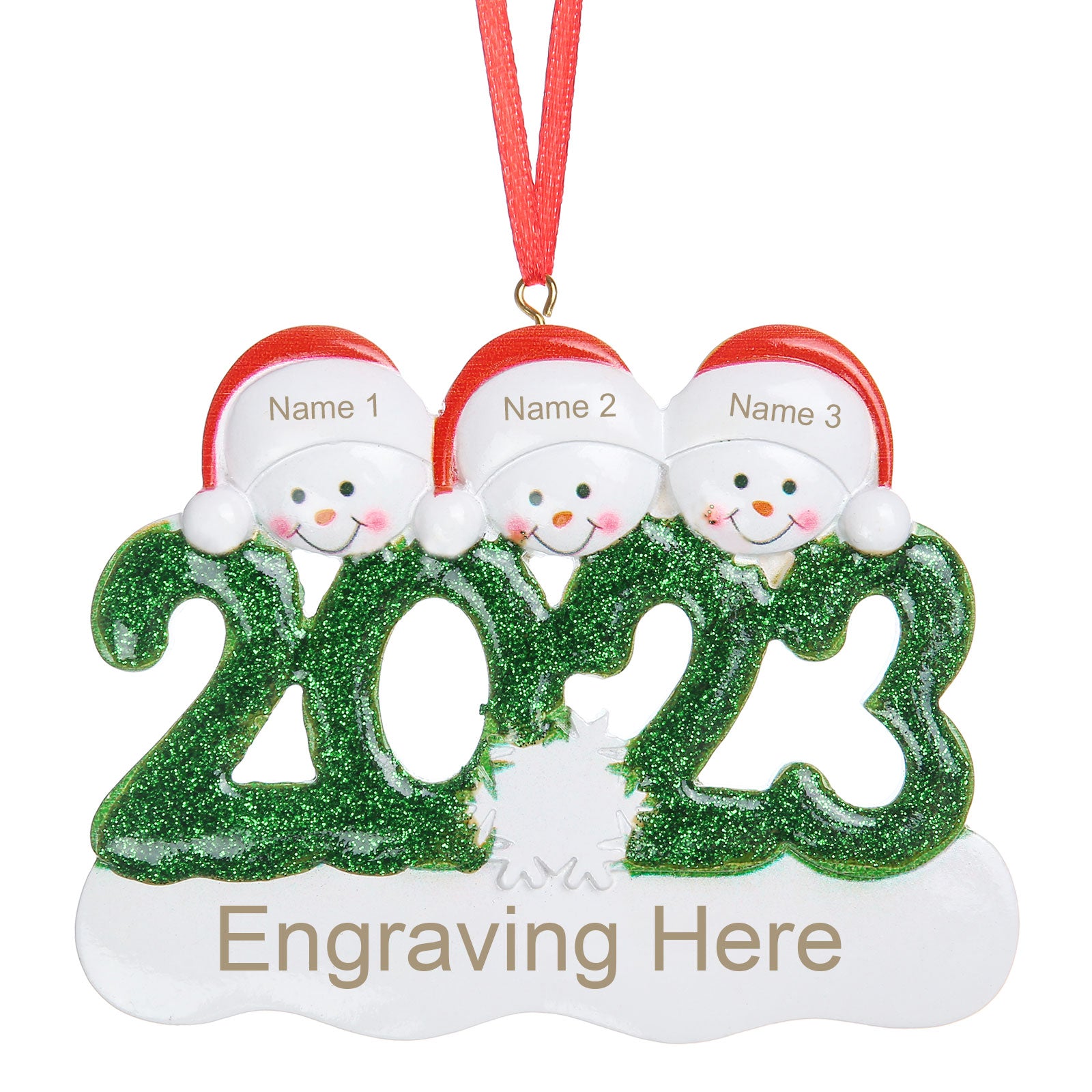 Personalised Christmas Ornament - handmade