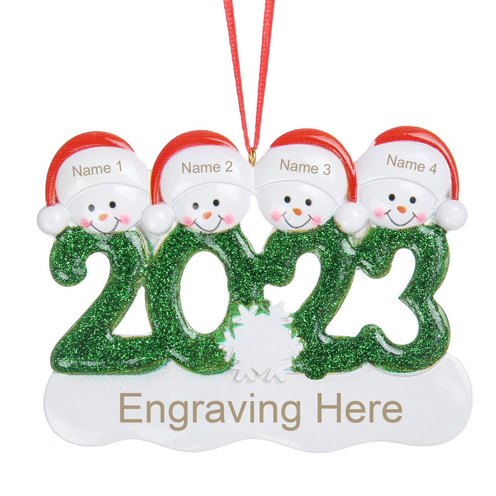 Personalised Christmas Ornament - handmade