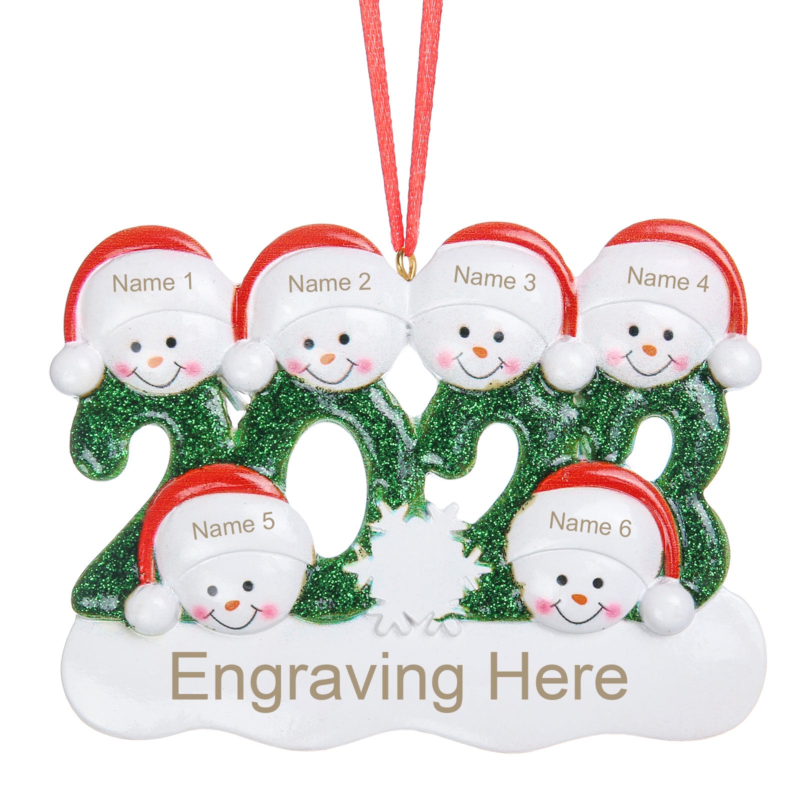 Personalised Christmas Ornament - handmade