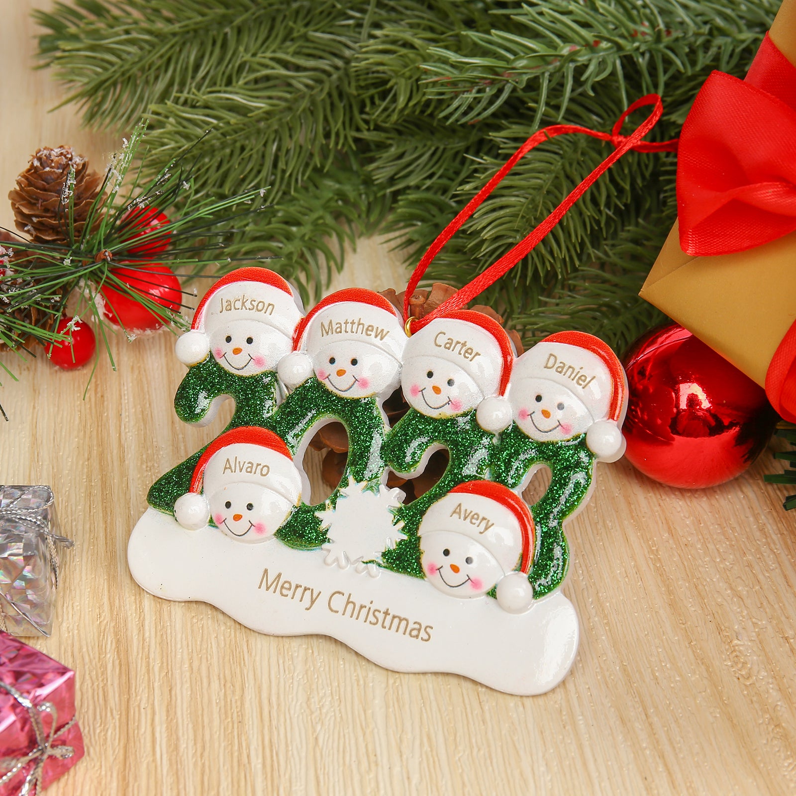 Personalised Christmas Ornament - handmade