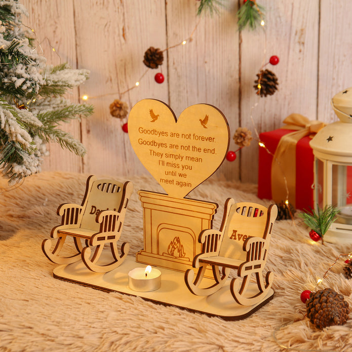 Personalised Heart-Shaped Ornaments - handmade