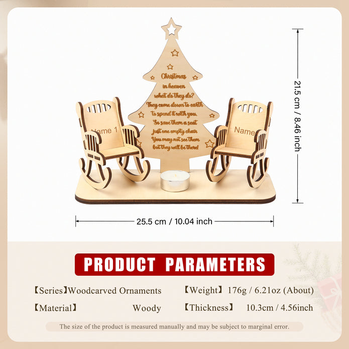 Personalised Christmas Tree Ornaments - handmade