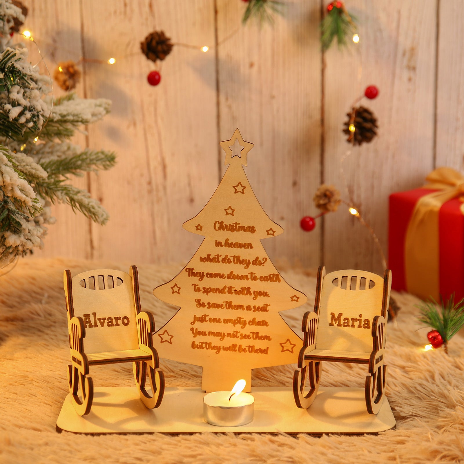 Personalised Christmas Tree Ornaments - handmade