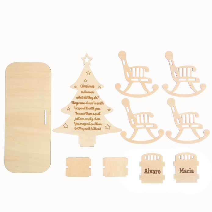 Personalised Christmas Tree Ornaments - handmade