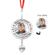 Personalised Christmas Photo Ornaments - handmade
