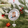 Personalised Christmas Photo Ornaments - handmade