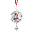 Personalised Christmas Photo Ornaments - handmade